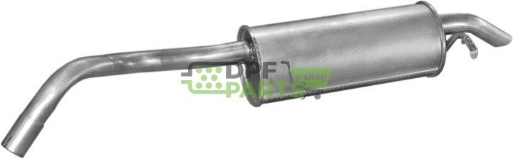 Koncový tlumič výfuku Ford Escort 1.8 D 90-/Orion 90-93, Polmo 08.13 A, OE 1009255 5029007 6493601 6718288 6812214 7112776 72434