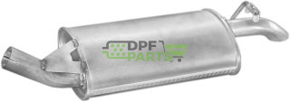Koncový tlumič výfuku Ford Fiesta 1.1i kat 89 -96, Polmo 08.19 A, OE 6587738