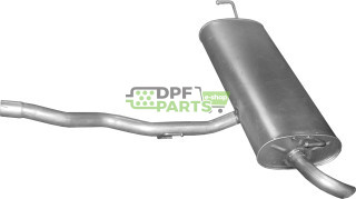 Koncový tlumič výfuku Nissan Qashqai 1.5 dCi Turbo Diesel, Polmo 15.50 A, OE 20100-EY10D