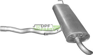 Koncový tlumič výfuku Nissan Qashqai 2.0 dCi Turbo Diesel, Polmo 15.52 A, OE 20100-JD700 20100-JD71A 20100-JD71B 20100-JD71C