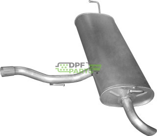 Koncový tlumič výfuku Nissan Qashqai 2.0i 16V, Polmo 15.57 A, OE 20100-BR20A 20100-JD200 20100-JD21A