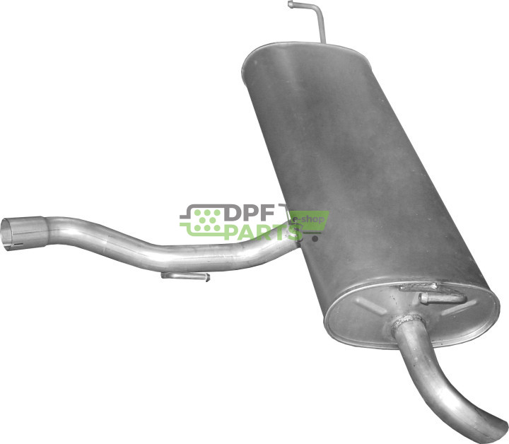 Koncový tlumič výfuku Nissan Qashqai 2.0i 16V, Polmo 15.57 A, OE 20100-BR20A 20100-JD200 20100-JD21A