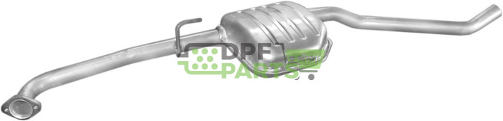 Střední tlumič výfuku Opel Omega B 2.5 V6/3.0i 24V kombi KAT levý  94-, Polmo 17.236 A, OE 0852099 5852833