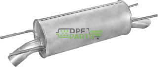 Koncový tlumič výfuku Opel Omega B 2.0DTi/2.5TD SDN kat  94-, Polmo 17.239 A, OE 5852844 5852930 90466786 90531600