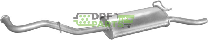 Koncový tlumič výfuku Renault R19 1.2  1.4 Chamade  88-92, Polmo 21.23 A, OE 7700787215 7700876249 7701470163