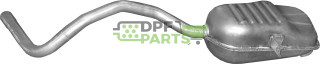 Koncový tlumič výfuku Renault Megane II/Scenic II 2.0 dCi Turbo Diesel, Polmo 21.51 A, OE 8200354234 8200599347