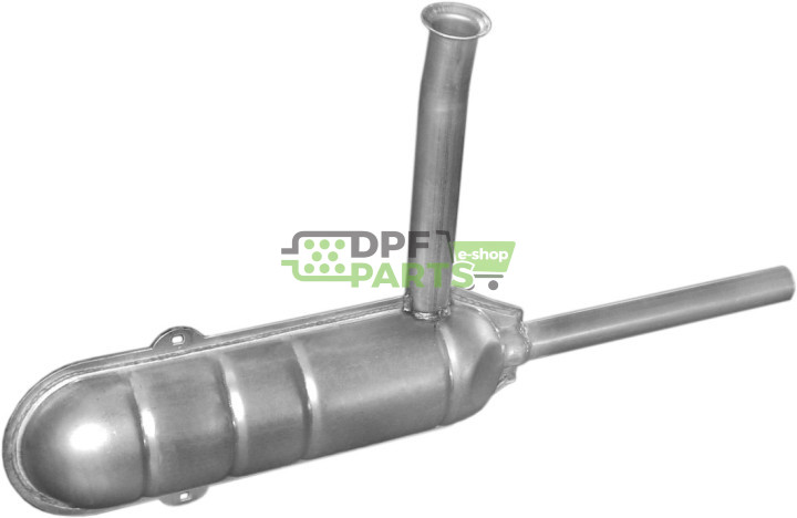 Koncový tlumič výfuku Skoda 100, Polmo 24.01 A, OE 