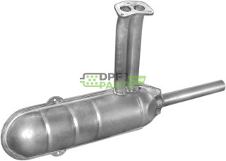 Koncový tlumič výfuku Skoda 110, Polmo 24.02 A, OE 112600500 112600501