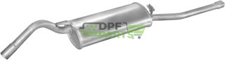 Koncový tlumič výfuku Skoda Felicja 1.3i kombi kat  94-, Polmo 24.11 A, OE 007590660B