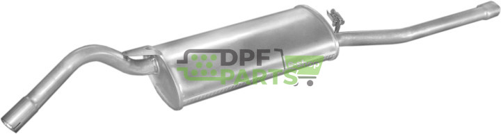 Koncový tlumič výfuku Skoda Felicja 1.3i kombi kat  94-, Polmo 24.11 A, OE 007590660B