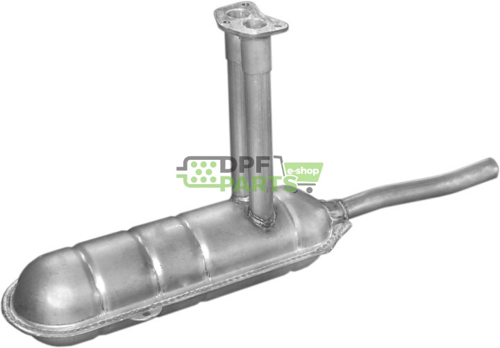 Koncový tlumič výfuku Skoda 130 1.3 Coupe, Polmo 24.18 A, OE 114600500 114600501