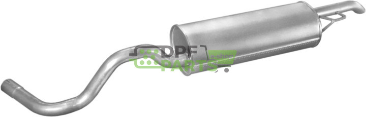 Koncový tlumič výfuku Skoda Octavia 1.6i HB 75KM  96-, Polmo 24.26 A, OE 1J5253609E