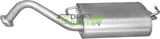 Koncový tlumič Toyota Corolla 2.0 Turbo Diesel 04-07, Polmo 26.179 A, OE 17430-OG070