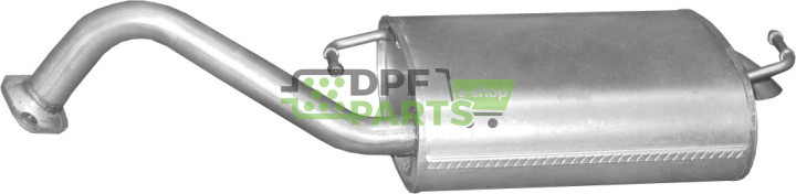 Koncový tlumič Toyota Corolla 2.0 Turbo Diesel 04-07, Polmo 26.179 A, OE 17430-OG070