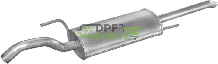 Koncový tlumič výfuku VW Passat 1.8i  93-96, Polmo 30.228 A, OE 3A0253609G 3A0253609L