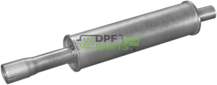 Střední tlumič výfuku VW Golf III 1.8 07/95-12/97/Vento, Polmo 30.230 A, OE 1H0253209L 1H0253209M