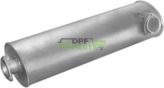 Střední tlumič výfuku VW LT 92-96 2.4TD, Polmo 30.231 A, OE 075253411G