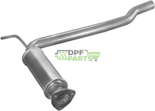 Střední tlumič výfuku VW Transporter 2.4D 96-98, Polmo 30.235 A, OE 074253209C