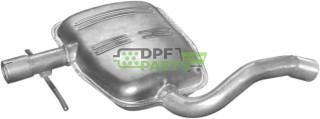 Střední tlumič výfuku VW Golf III 1.9TDi kombi  96-99, Polmo 30.248 A, OE 1H9 253 409 E