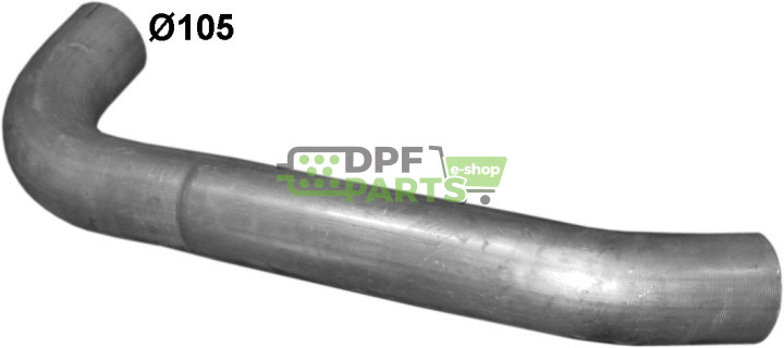 Výfuková trubice Mercedes 2031AS, Polmo 69.27 A, OE 655.492.1814