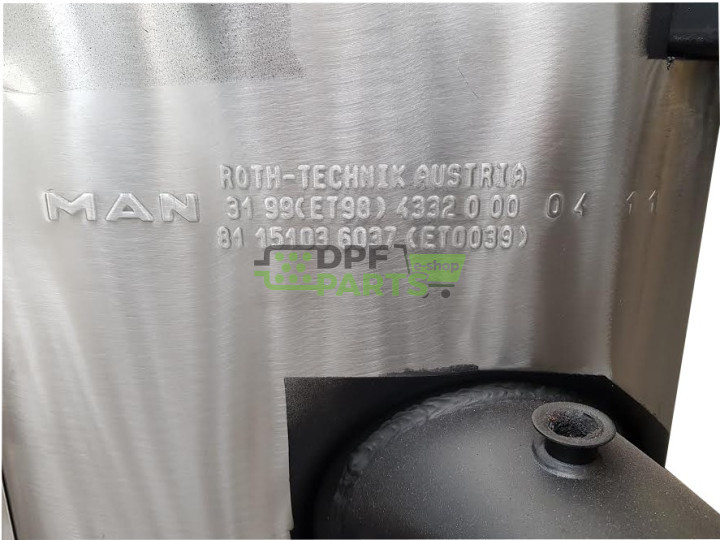 Katalizator K6802 MAN TGX TGS - 12,4 Euro 5 , 81.15103.6037 , 81.15103.6065 , 81.15103.0098