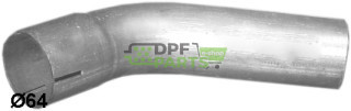 rura výfuková Iveco 40C11 / Renault Mascott, Polmo 64.20 A, OE 500314665 5010382678