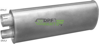 tlumič MAN 8.153 05/87-, Polmo 68.18 A, OE 81.15101.0271