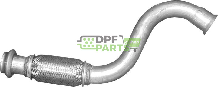 Trubka sběrného potrubí Citroen C4 1.6 HDi Turbo Diesel / Peugeot 308 1.6 HDi, Polmo 04.12 A, OE 1706K0 1706P6 1706V0 1706V9