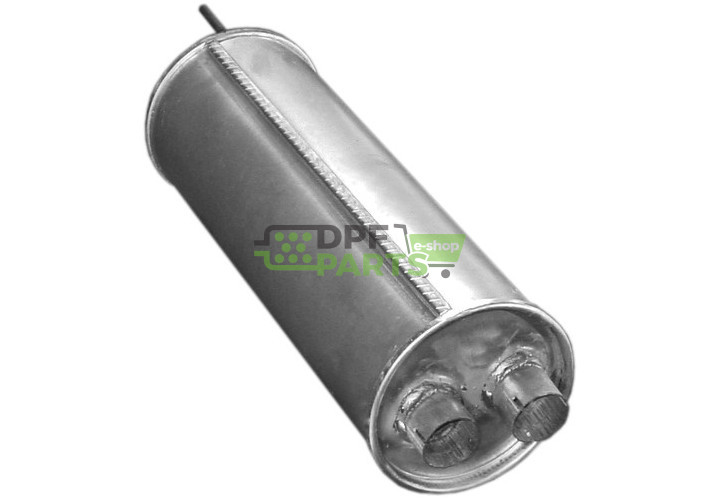 Střední tlumič výfuku Citroen BX 1.1/ 1.4/ 1.6/ 1.8D/ 1.9/ 1.9D 82 -94, Polmo 04.15 A, OE 1717.64 9557.6336 9558.8570
