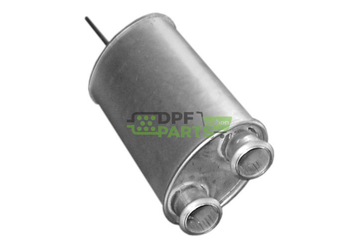 Střední tlumič výfuku Citroen BX 1.6/1.9/1.8TD HB/1.8TD kombi 85-94, Polmo 04.18 A, OE 9561.0187 9563.4351 9563.4951