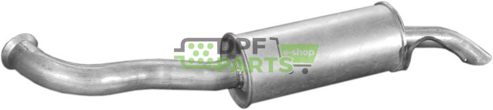 Koncový tlumič výfuku Citroen BX 1.9i/GTi/1.8TD HB 85-94, Polmo 04.19 A, OE 9561.0188 9563.2630 9564.0234 9565.0909 9604.8418