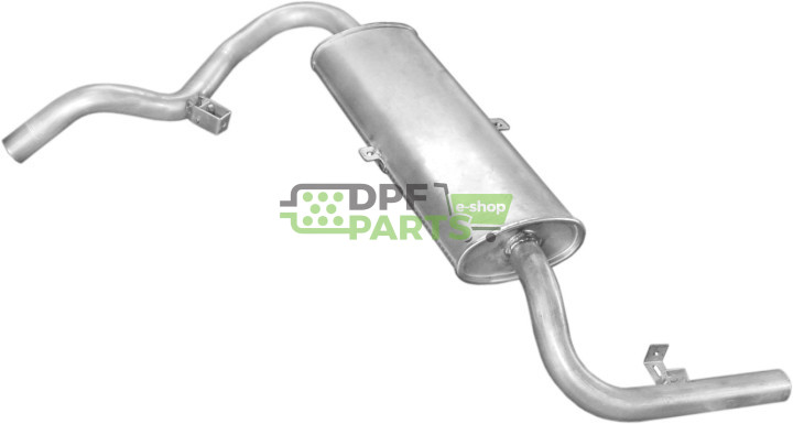 Koncový tlumič výfuku Lada Niva 78-92 1.6 4WD, Polmo 11.07 A, OE 2121-1201005