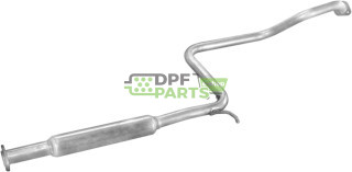 Střední tlumič výfuku Nissan Almera 1.4i 07/95-01/98 kat, Polmo 15.64 A, OE 203000N210 203000N211