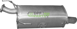 Koncový tlumič výfuku Nissan Juke 1.5 DCi Turbo Diesel, Polmo 15.76 A, OE 20100-1KK0A