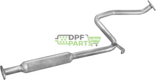 Střední tlumič výfuku Nissan Primera 93-96 1.6i 16V kat, Polmo 15.88 A, OE 2030076J00 B030M76J0M