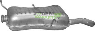 Koncový tlumič výfuku Peugeot 306 1.8i 16V/2.0i/2.0i 16V Cabrio, Polmo 19.57 A, OE 1726C5