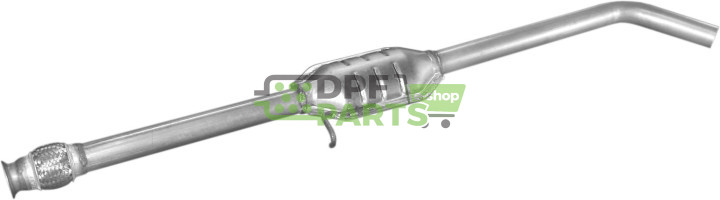 Střední tlumič výfuku Renault Megane I 1.4i  1.6i kat  95-, Polmo 21.67 A, OE 7700844689