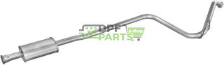 Střední tlumič výfuku Renault R5 1.4  1.6D  87-96, Polmo 21.88 A, OE 7700781508