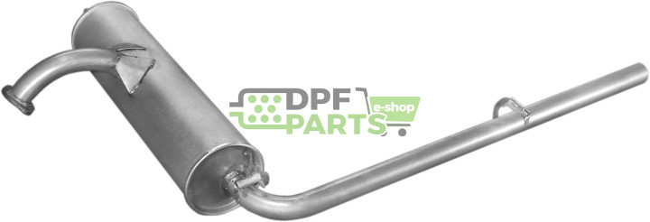 Koncový tlumič výfuku Tawria 1102 1.1 09/94-10/96, Polmo 38.02 A, OE 