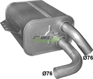 tlumič Mercedes Atego, Polmo 69.63 A, OE 970.490.0001