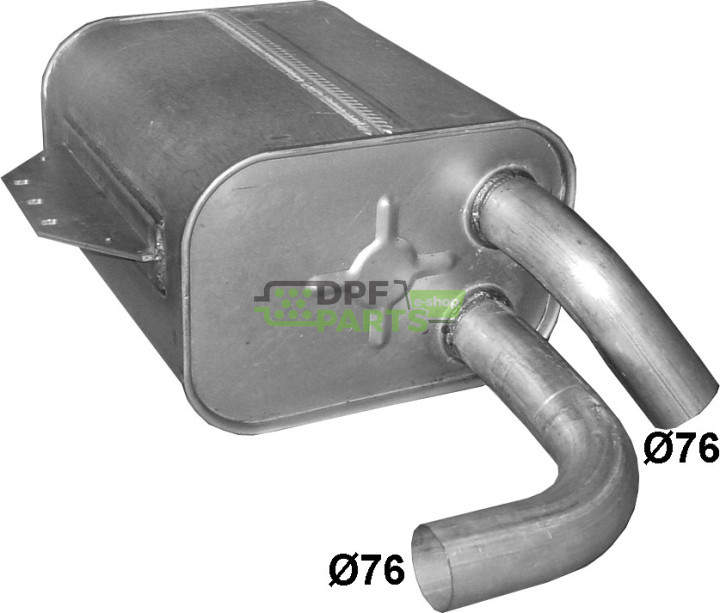 tlumič Mercedes Atego, Polmo 69.63 A, OE 970.490.0001