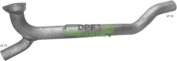 Sběrná trubka Mercedes 817, Polmo 69.30 A, OE 679.490.0025 679.490.0219