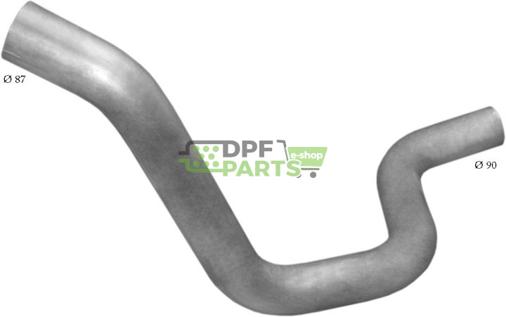 spojovací trubka Mercedes 1831L, Polmo 69.33 A, OE 655.490.0420