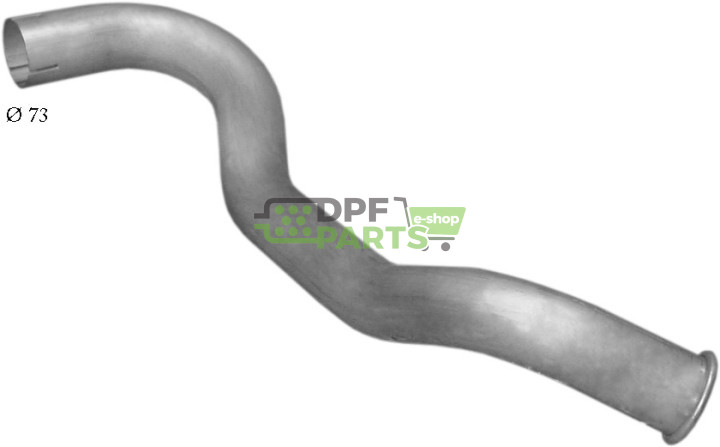 výfuková trubka Mercedes 609D 709D 814DA, Polmo 69.34 A, OE 668.492.2804