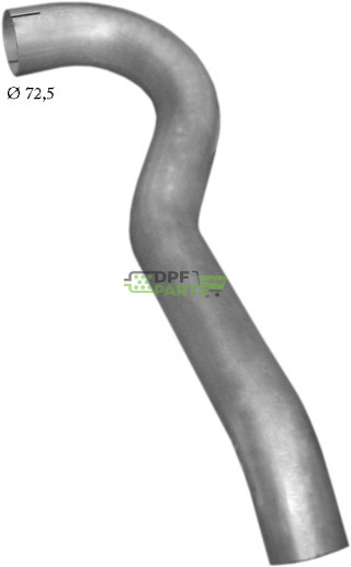 výfuková trubka Mercedes Vario, Polmo 69.39 A, OE 668.492.4604