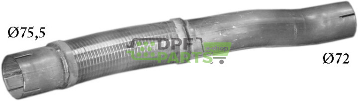 spojovací trubka Mercedes 614, Polmo 69.40 A, OE 668.490.3219