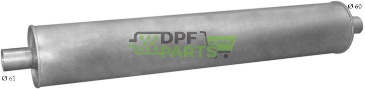 tlumič Mercedes L 323/710 813, Polmo 69.42 A, OE 383.490.0001