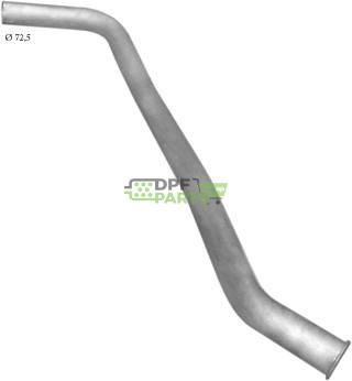 výfuková trubka Mercedes 1636 dl, Polmo 69.44 A, OE 621.492.3504