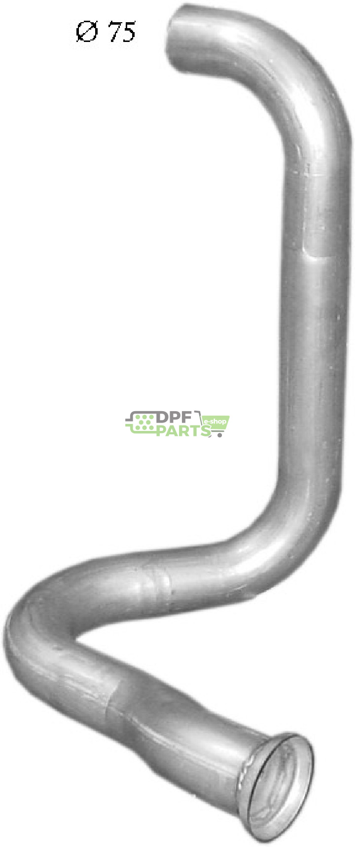 spojovací trubka Mercedes 615, Polmo 69.47 A, OE 668.490.3019 668.490.3319