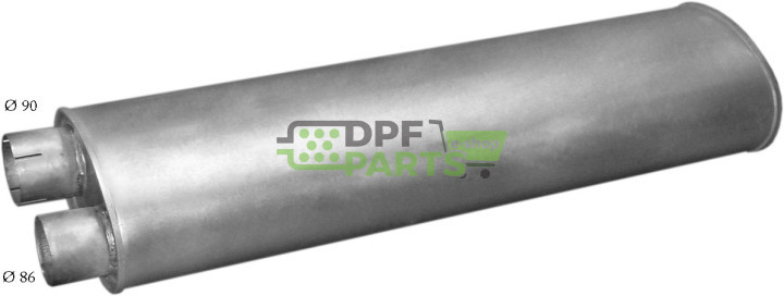 tlumič Mercedes 817, Polmo 69.48 A, OE 676.490.0001 676.490.0501 676.490.0801